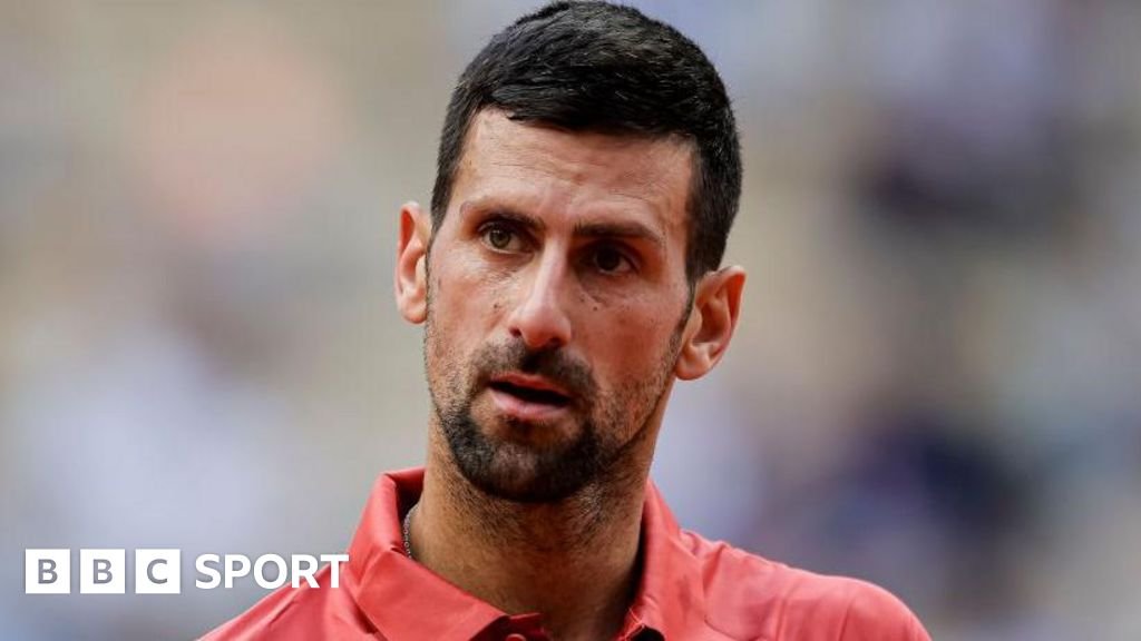 Novak Djokovic during his French Open last-16 win over Francisco Cerundolo